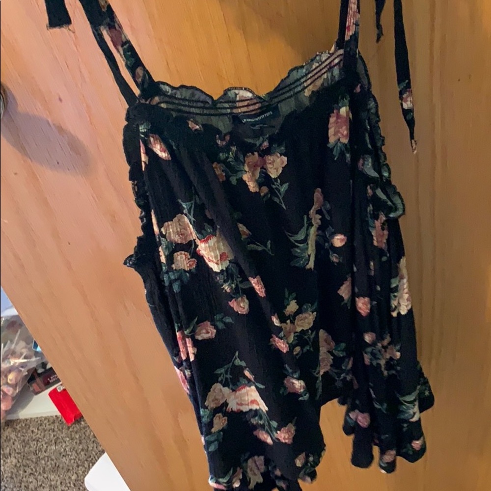 Off the shoulder long sleeve blouse